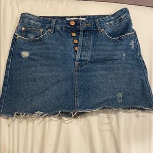 Denim skirt